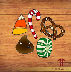 عوارض مصرف مواد قندی چسبنده